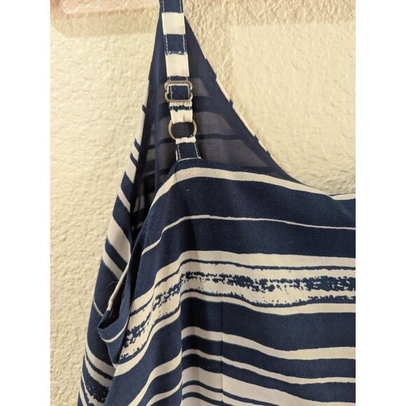 CAbi Nautical Navy & White Knot Dress #5264 Size Small - Picture 5 of 10